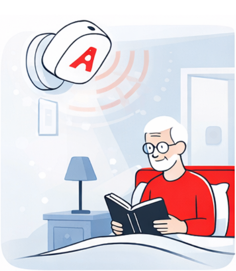 Install discreet sensors